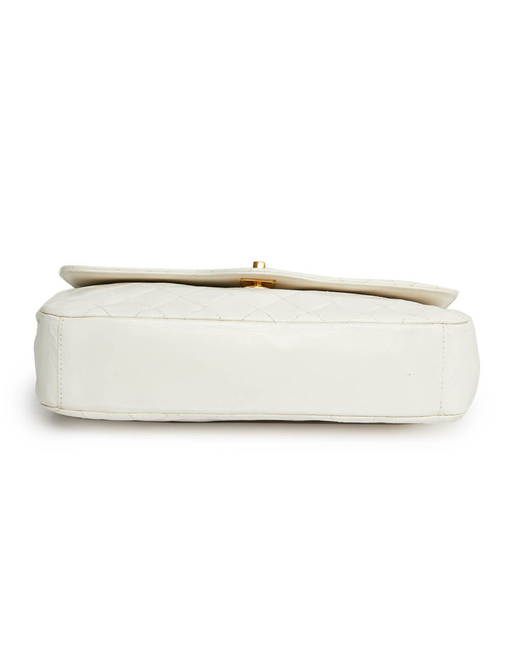 Sac CHANEL Vintage cuir blanc