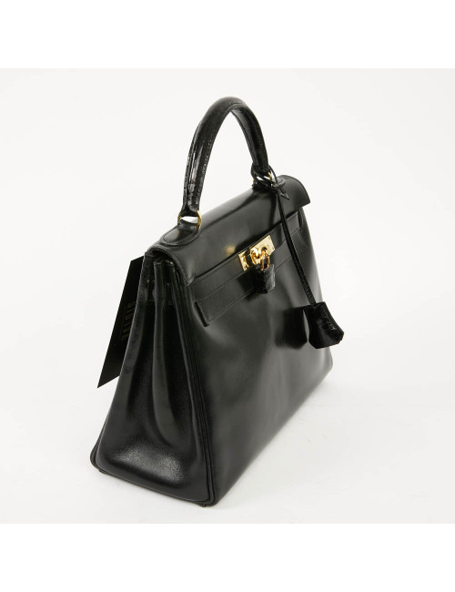Kelly 28 HERMES cuir box et alligator
