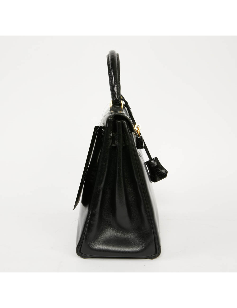 Kelly 28 HERMES cuir box et alligator