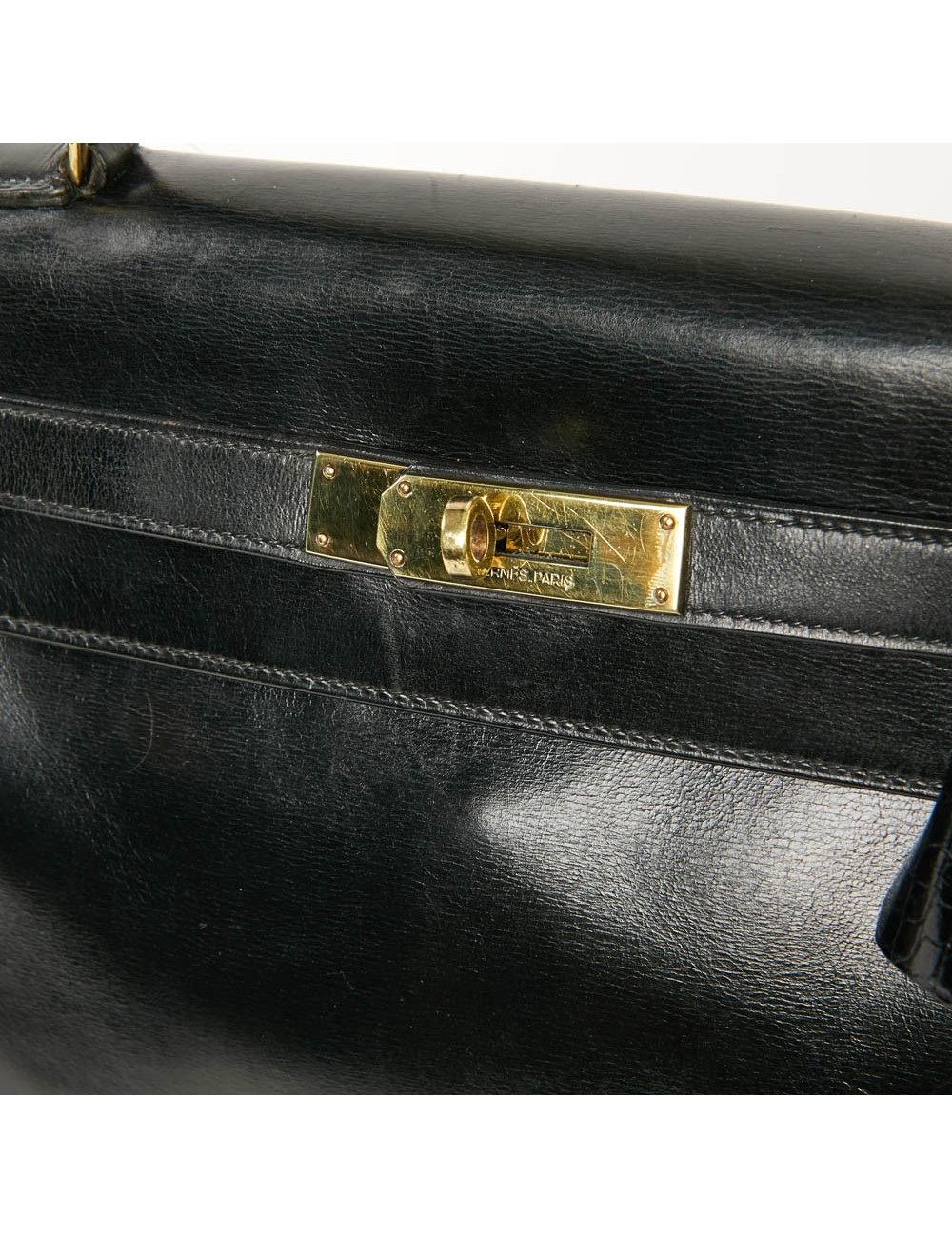 Kelly 28 HERMES cuir box et alligator