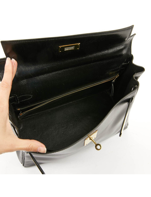 Kelly 28 HERMES cuir box et alligator