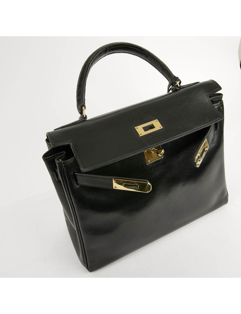 Kelly 28 HERMES cuir box et alligator