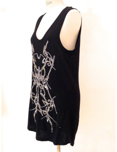 T-Shirt BALMAIN à paillettes 2