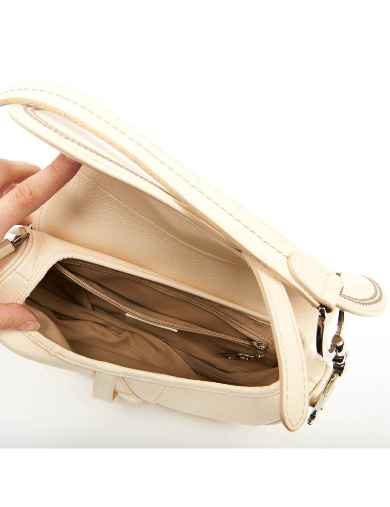 Sac DIOR Saddle cuir beige