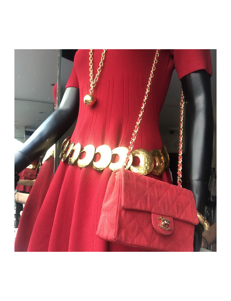 Ceinture YSL dorée 70' SAINT LAURENT