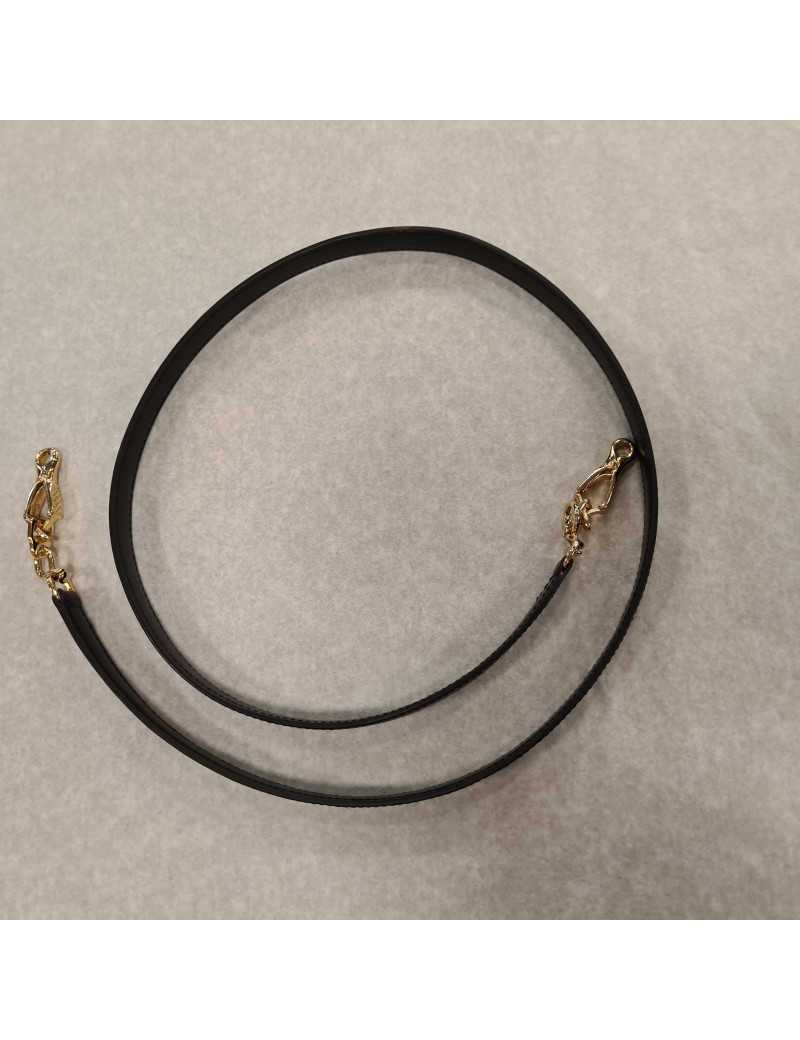 Bandoulière cuir noir