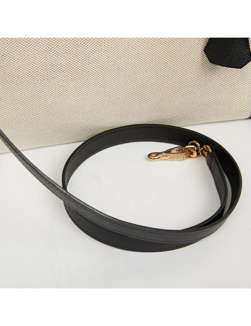 Kelly 32 HERMES toile et cuir