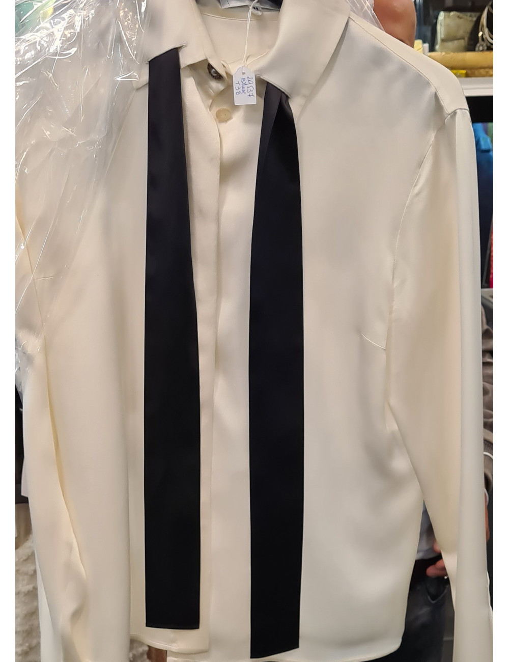 Blouse CHANEL soie nude T 38