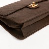Chanel vintage brown jersey bag