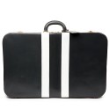 Valise Hermès vintage cuir box bicolore 