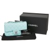Timeless CHANEL cuir lisse turquoise