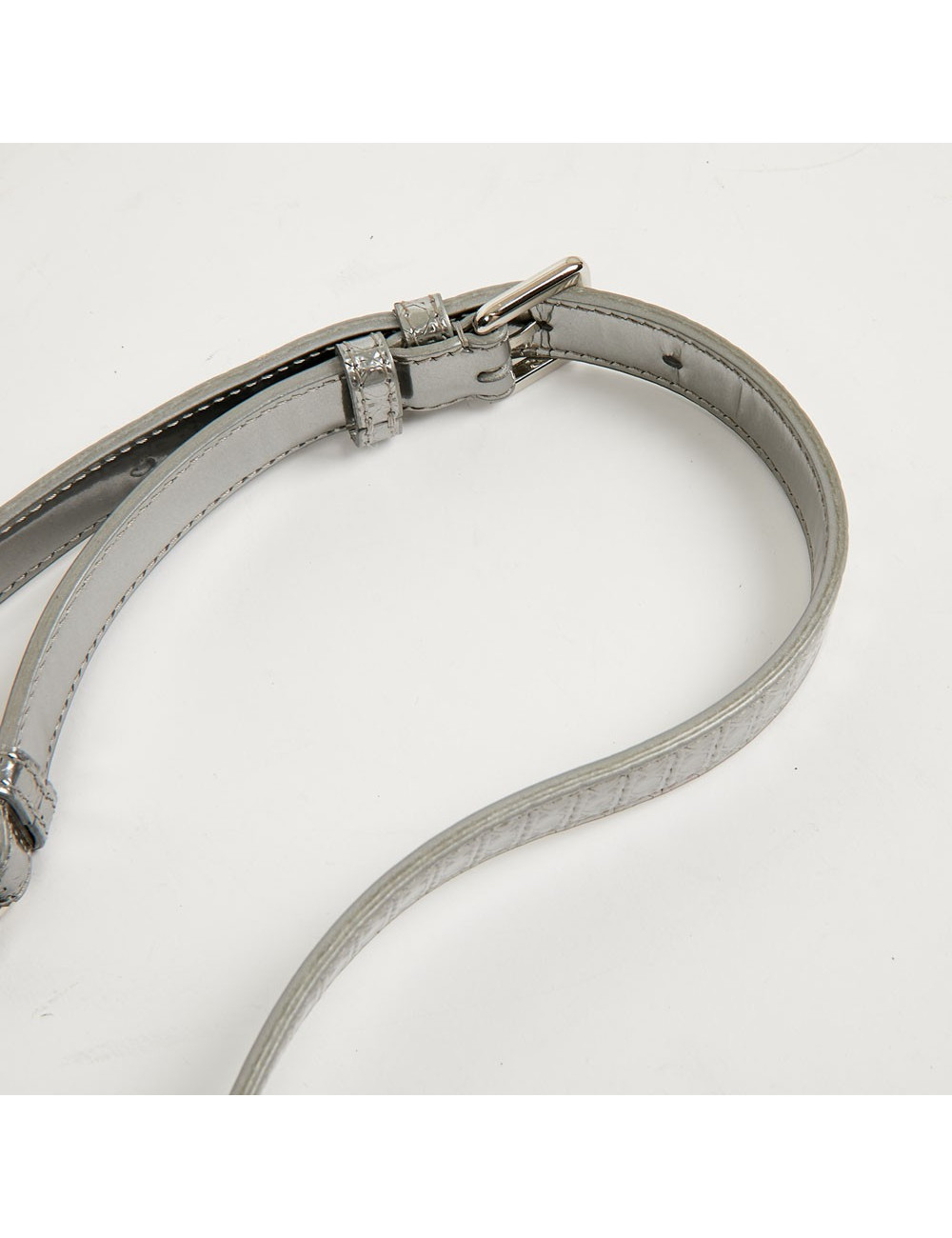 Sac à main Diorama DIOR cuir argent 