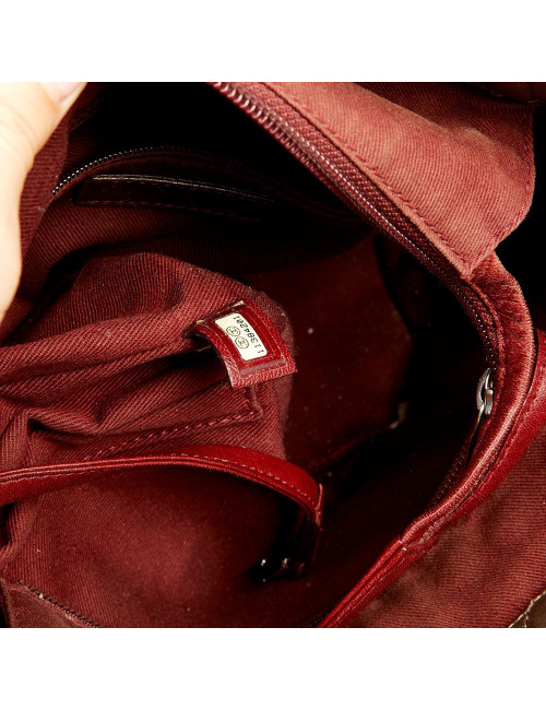 CHANEL Copper Quilted Leather Bucket Bag