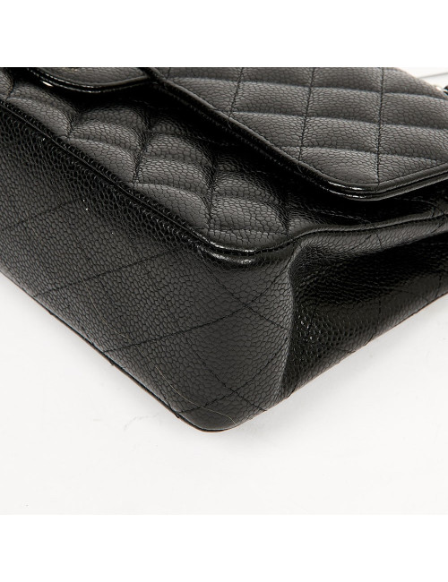 Timeless CHANEL cuir caviar noir