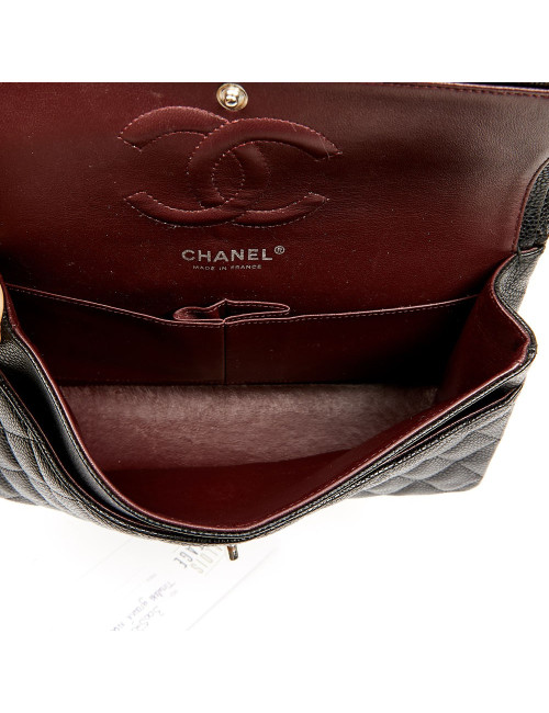 Timeless CHANEL cuir caviar noir