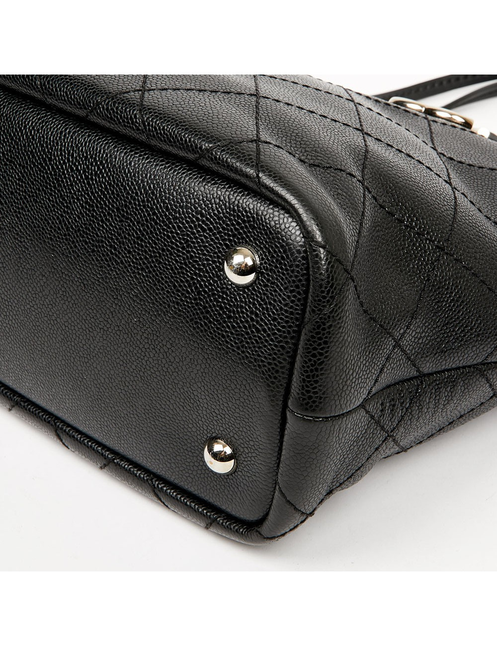 Grand cabas CHANEL cuir grainé noir