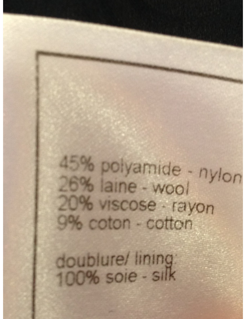 Tailleur avec robe CHANEL noir pailletée