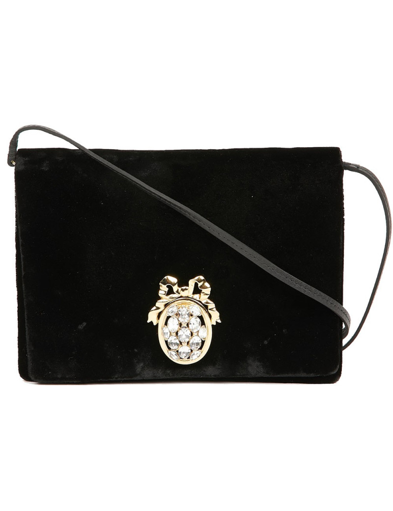 Pochette CHRISTIAN DIOR Vintage velours noir