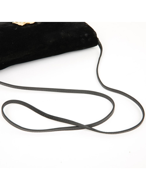 Sac CHRISTIAN DIOR Vintage velours noir
