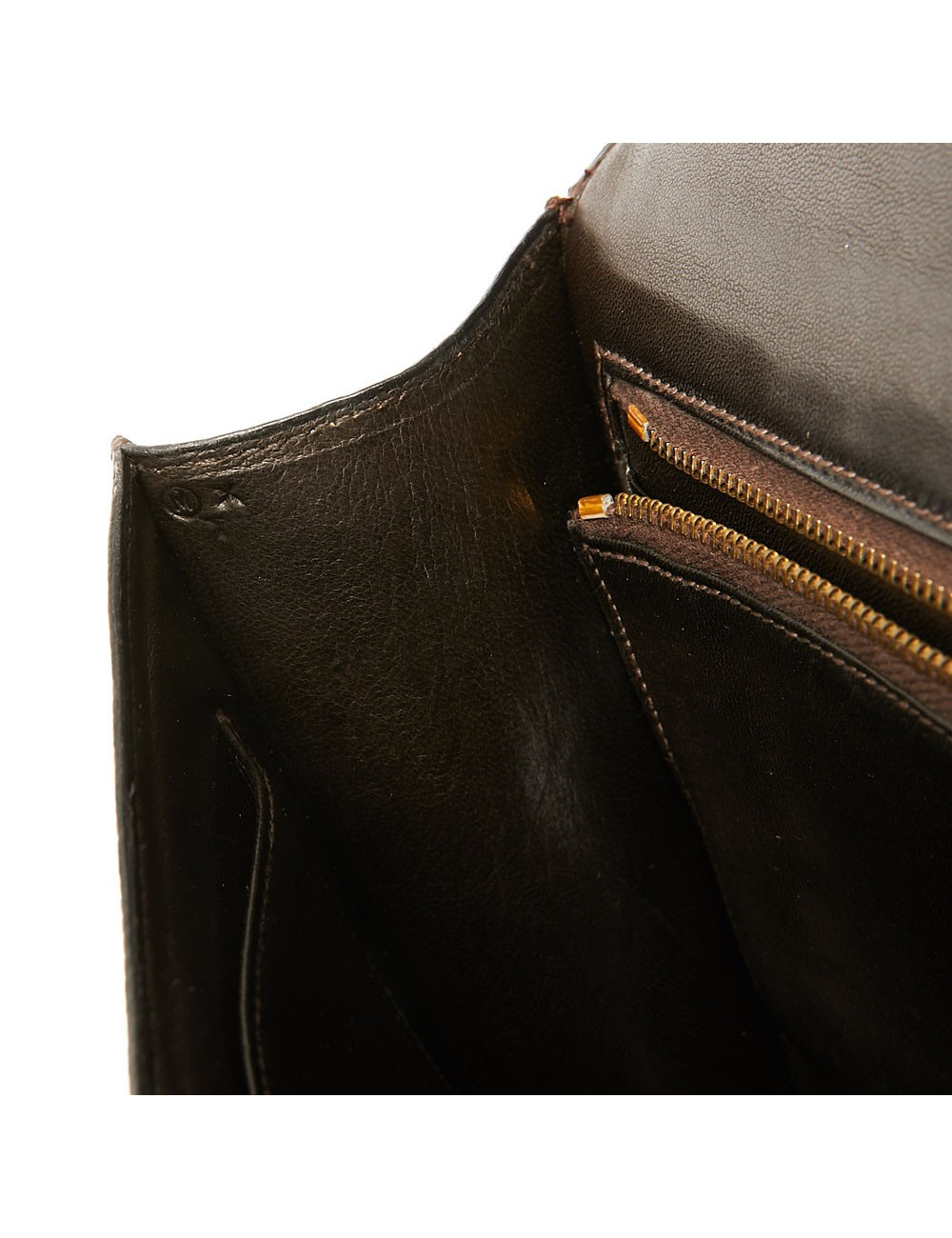  Sac à main Constance Lézard Varan du Nil marron Vintage