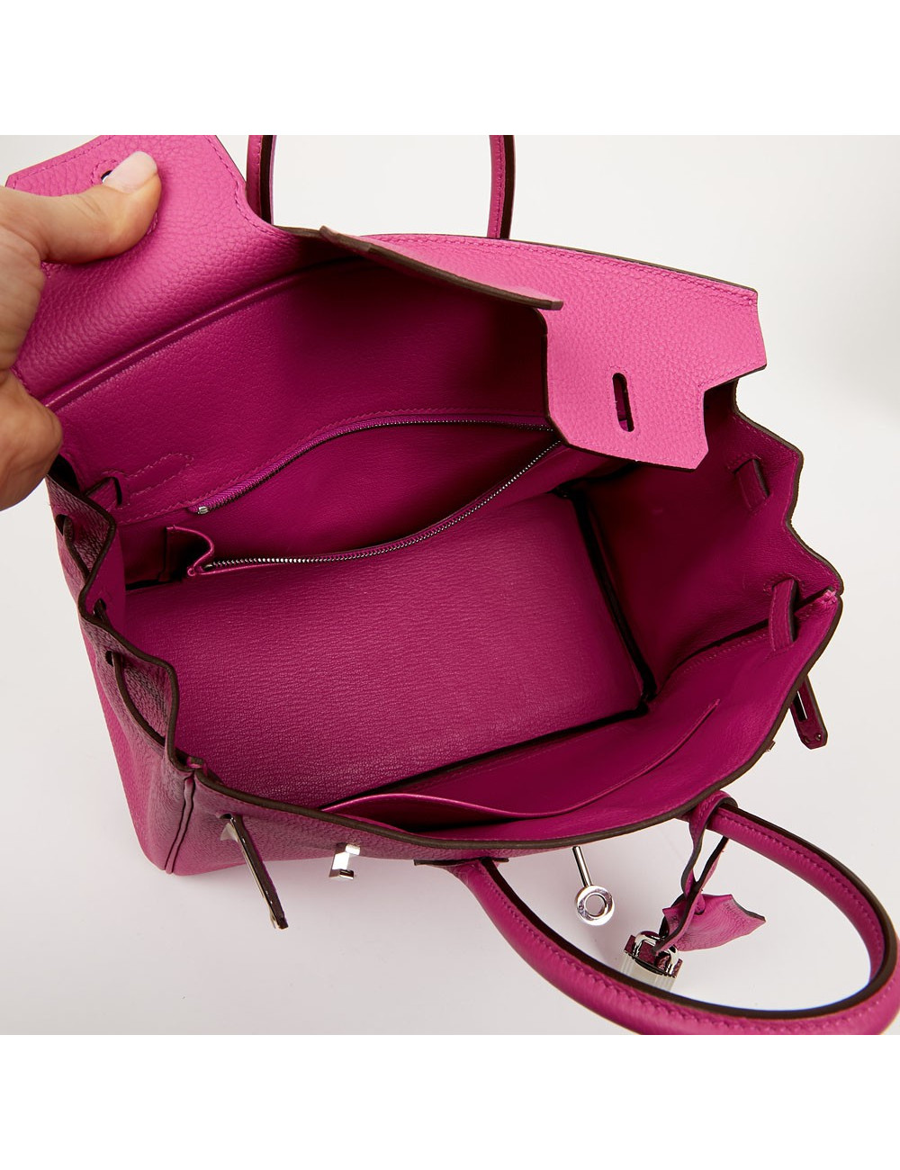 Birkin 25 HERMES Togo Magnolia