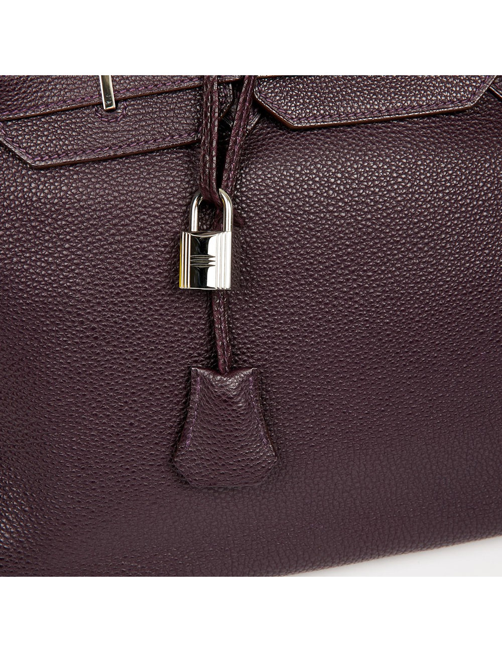 Birkin 35 HERMES cuir de veau Togo raisin