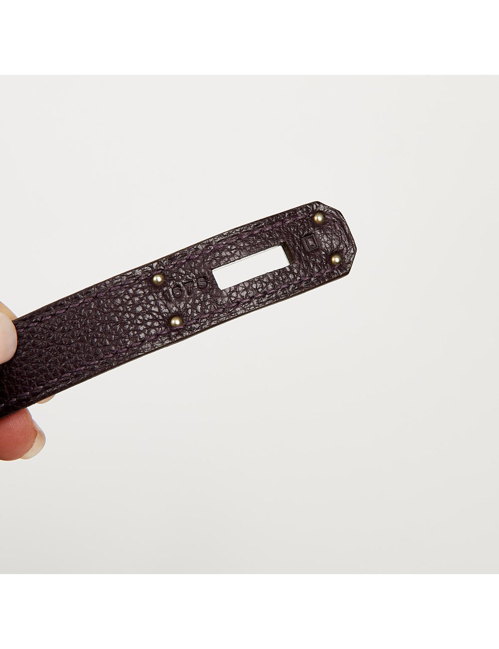 Birkin 35 HERMES cuir de veau Togo raisin