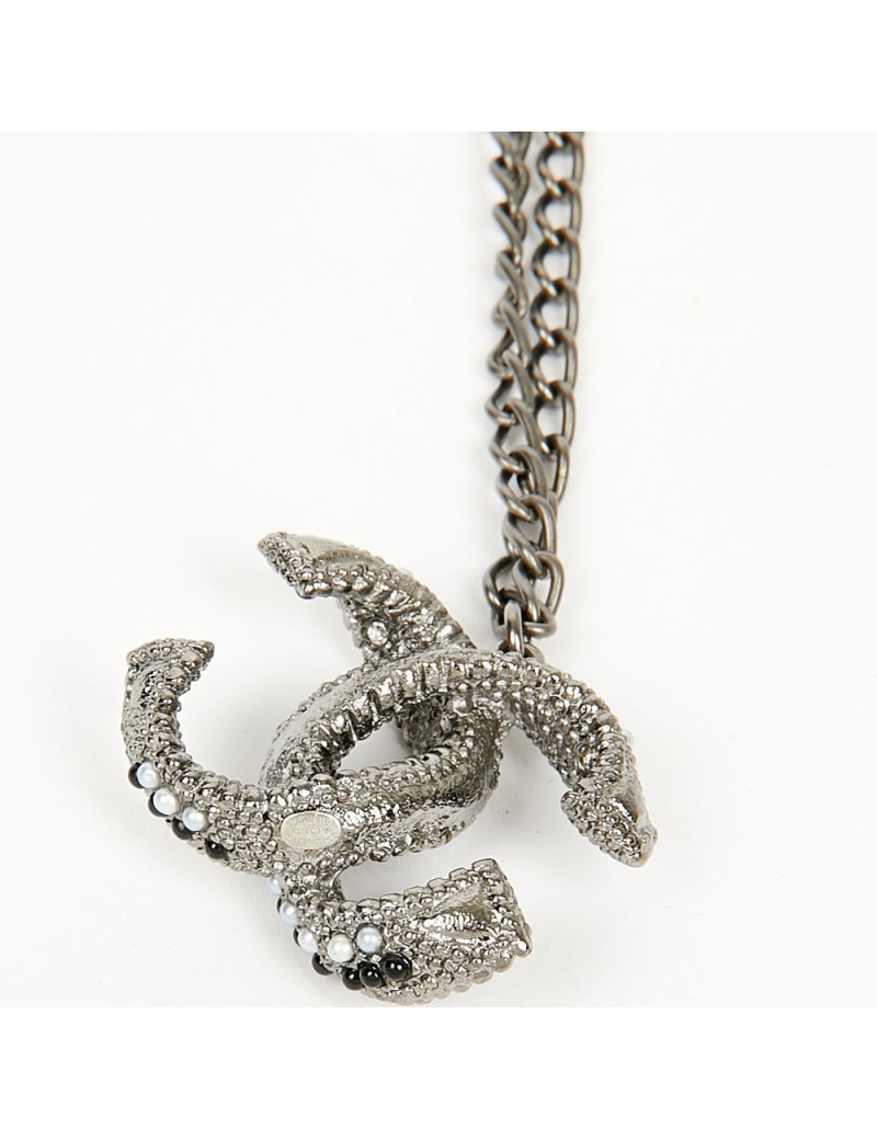 Chanel ruthénium necklace 