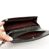 Wallet on chain CHANEL cuir matelassé noir