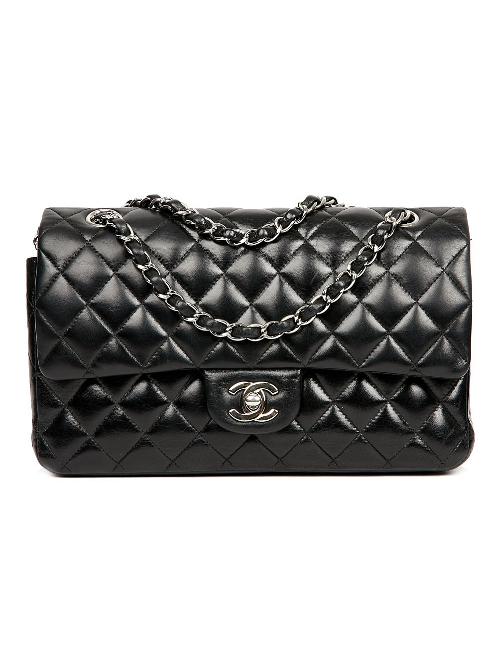Sac à main CHANEL Timeless cuir d'agneau noir