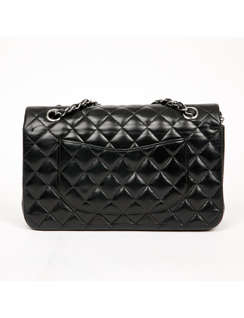 Sac à main CHANEL Timeless cuir d'agneau noir