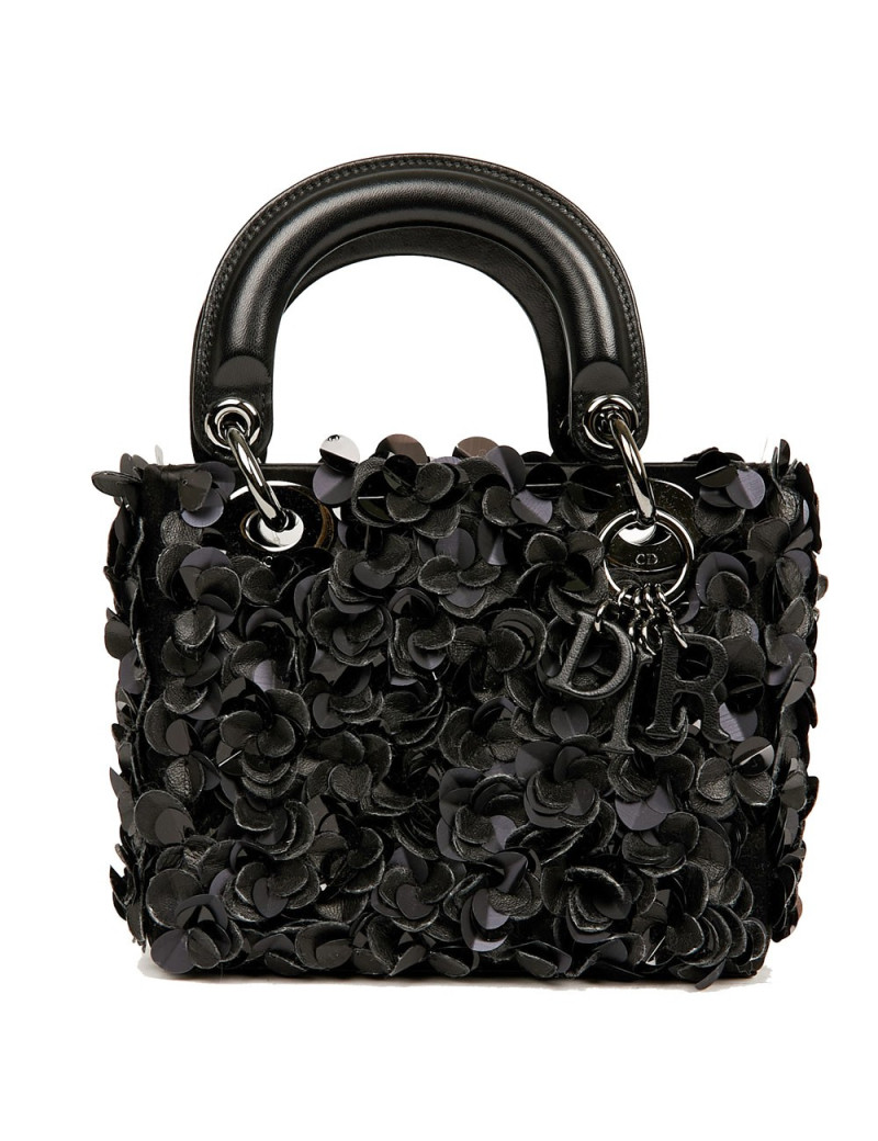 Lady D DIOR fleurs noires