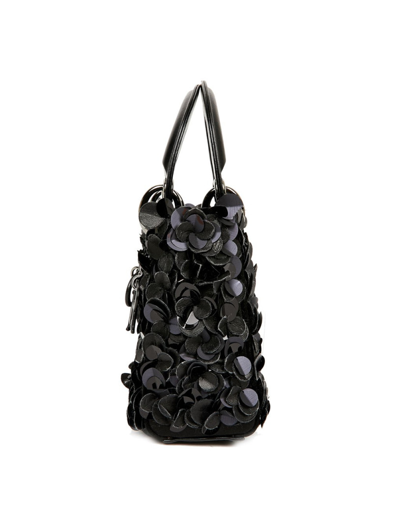 Lady D DIOR fleurs noires