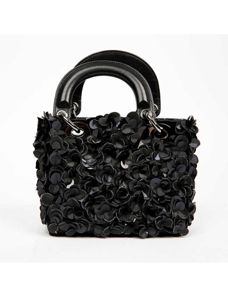 Lady D DIOR fleurs noires