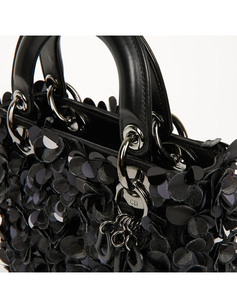 Lady D DIOR fleurs noires