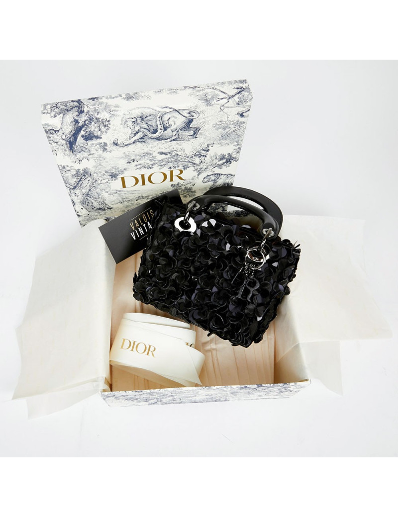 Dior Lady D with black flower