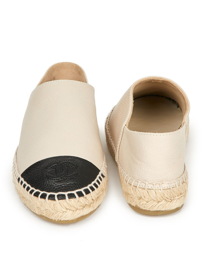 Chanel beige leather espadrilles T36 