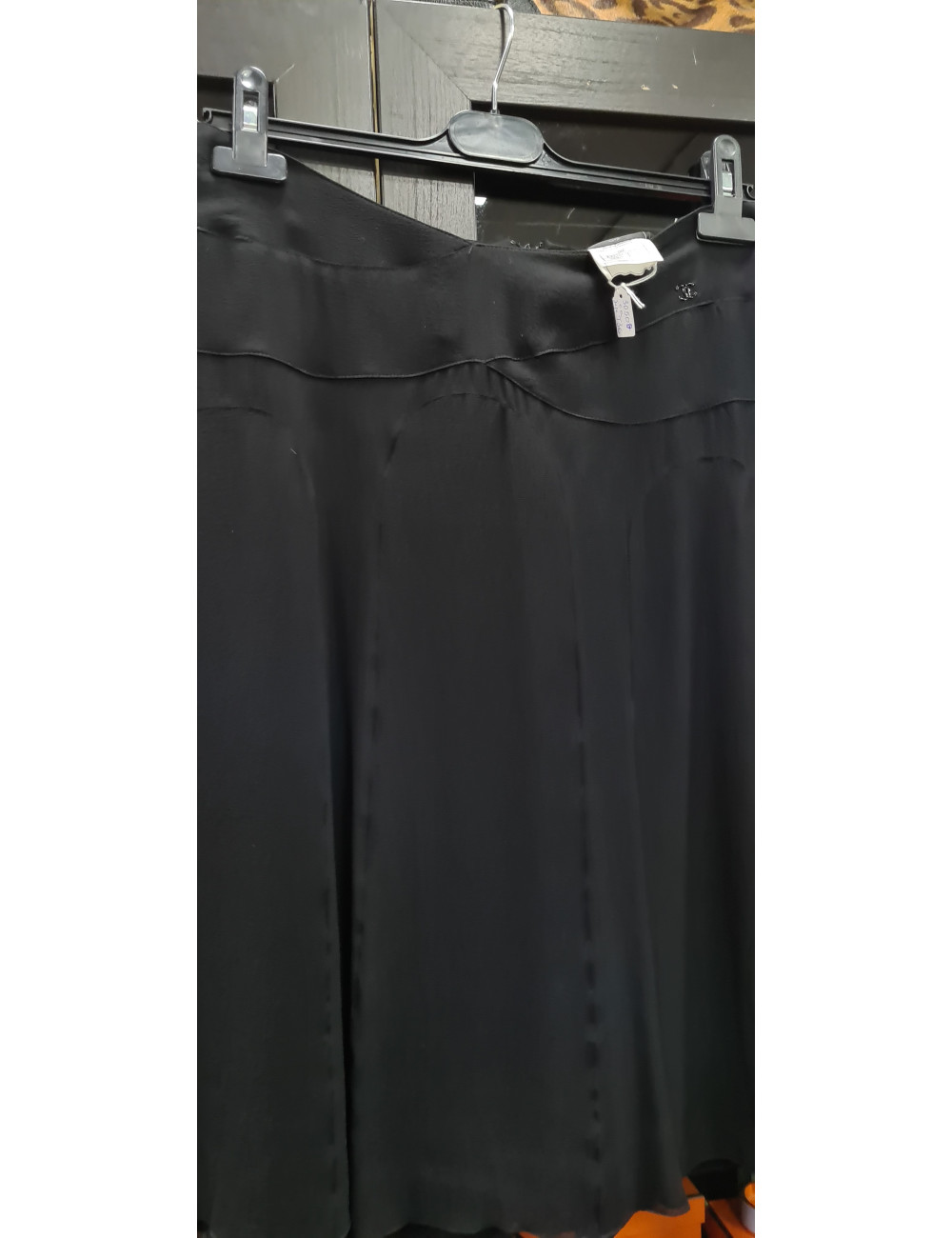 Jupe Chanel t  36 soie noir