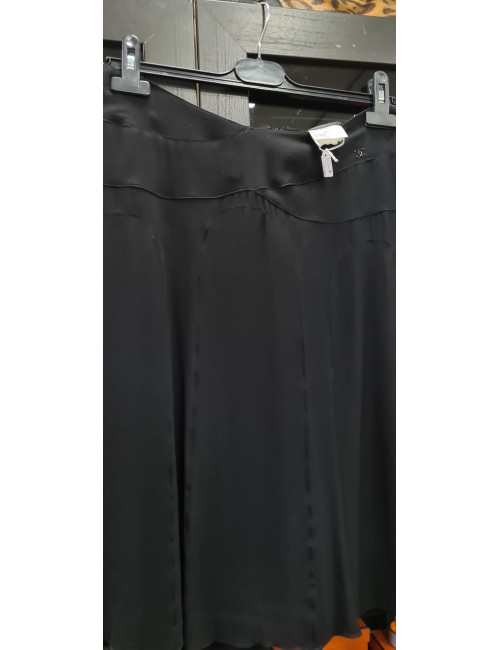 Jupe Chanel t  36 soie noir