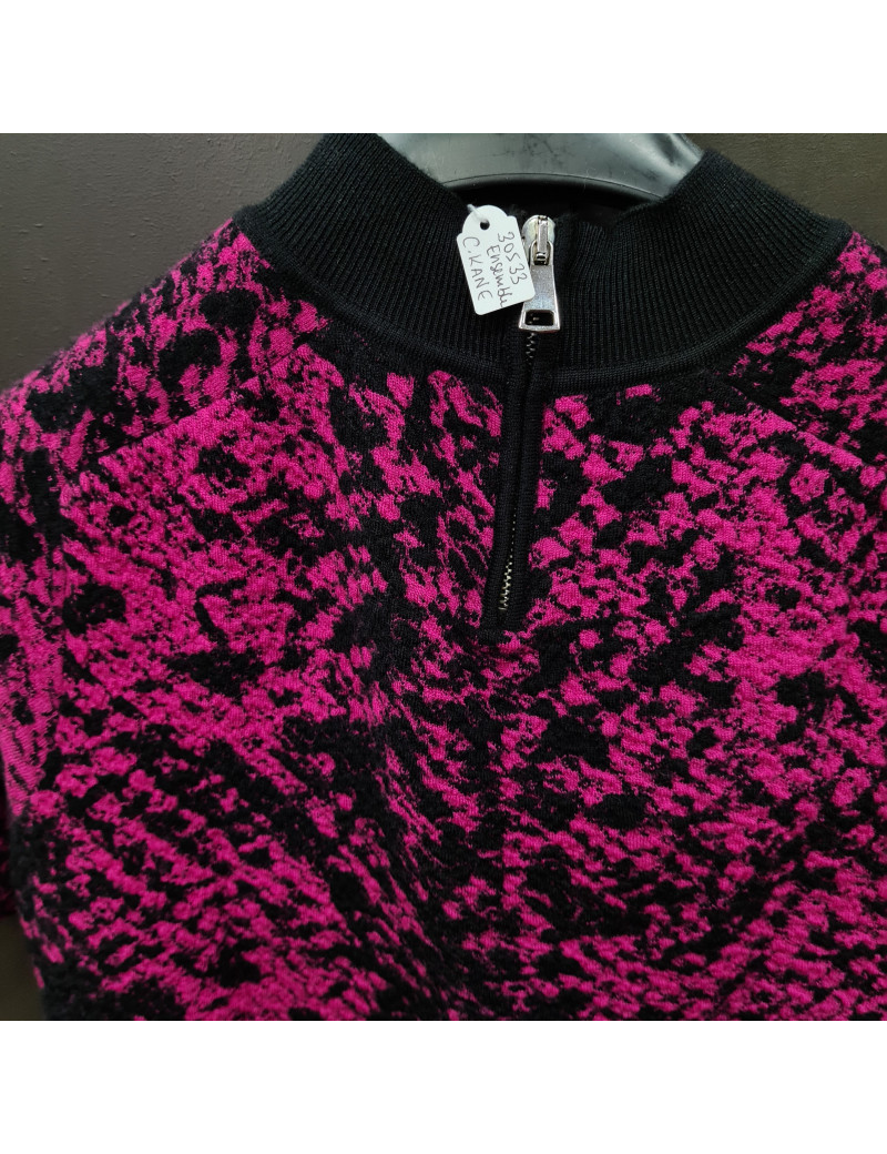 Ensemble Christopher Kane jupe et pull noir et rose
