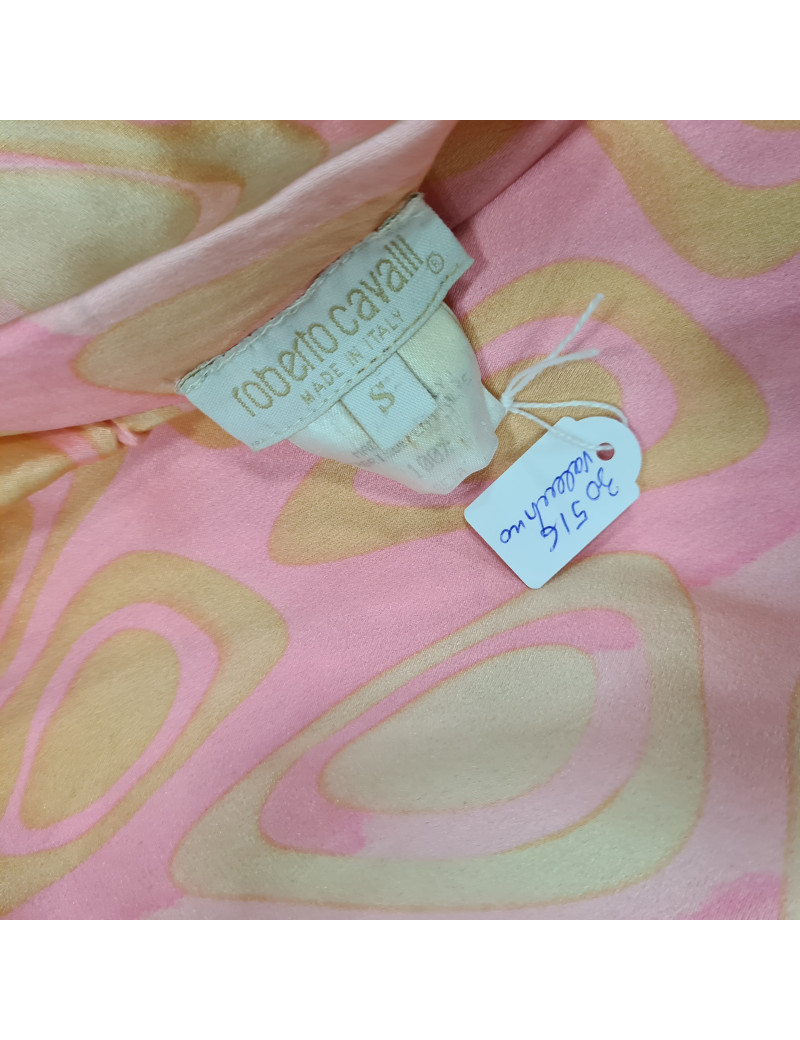 Jupe Cavalli soie rose T S