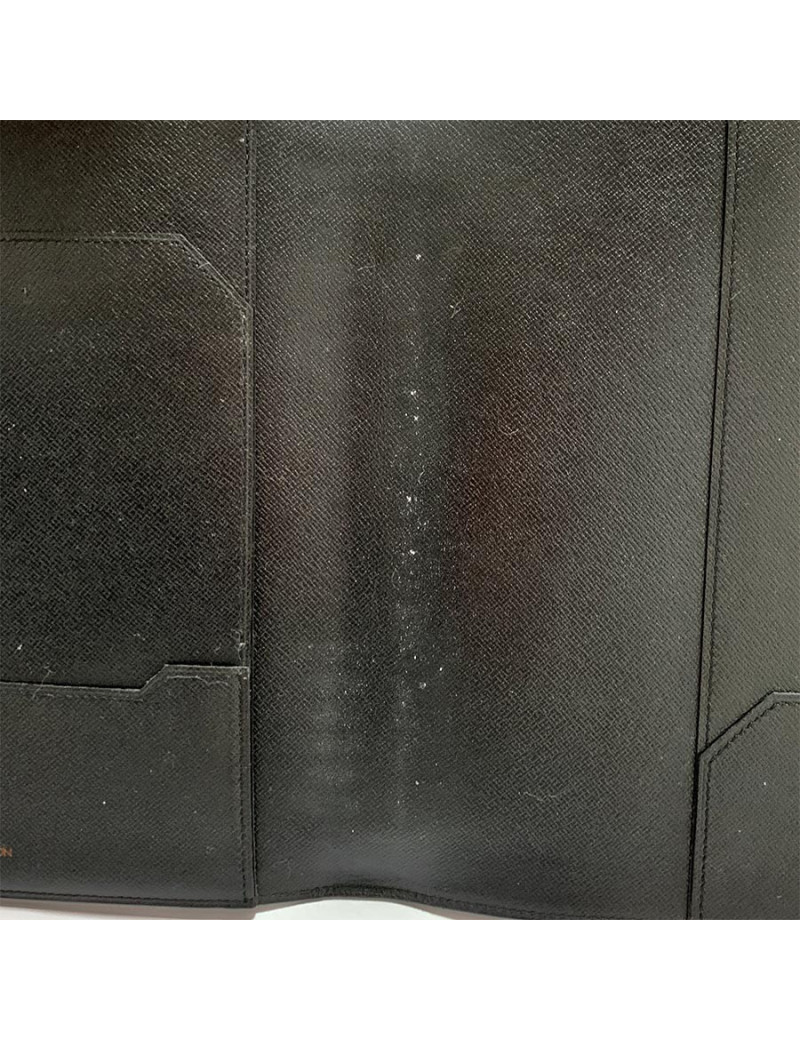 Porte agenda LOUIS VUITTON cuir epi noir
