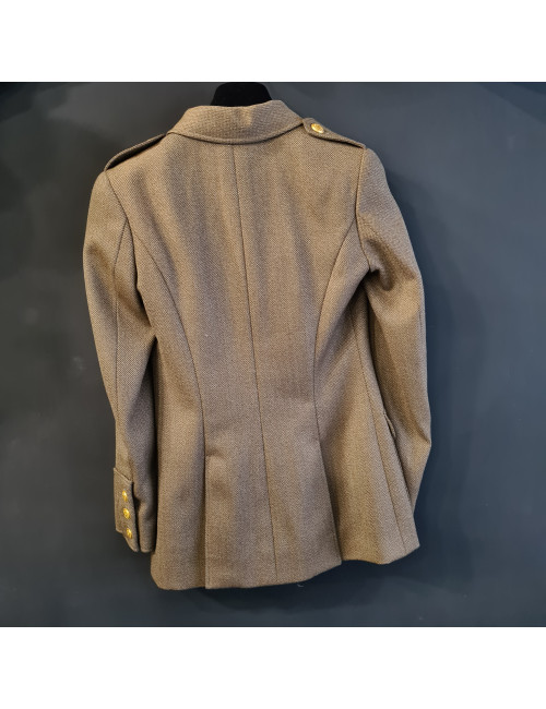 Veste militaire CHANEL T36 laine kaki