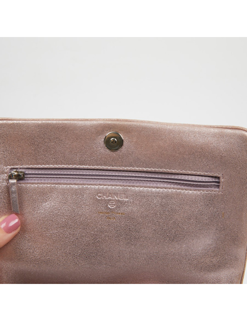 Sac à main CHANEL rose poudré