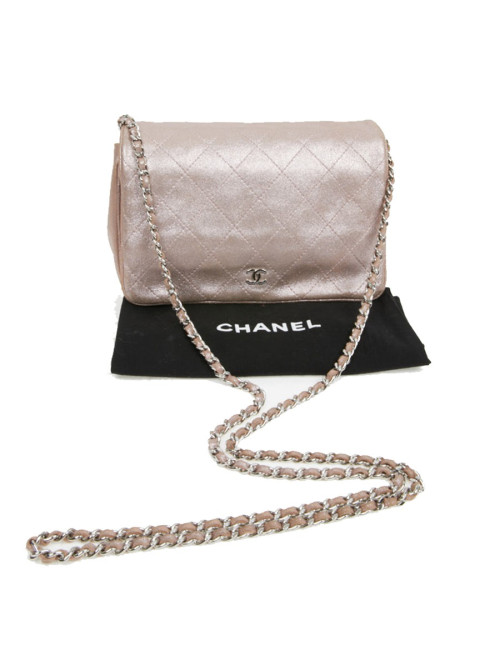 Sac à main CHANEL rose poudré