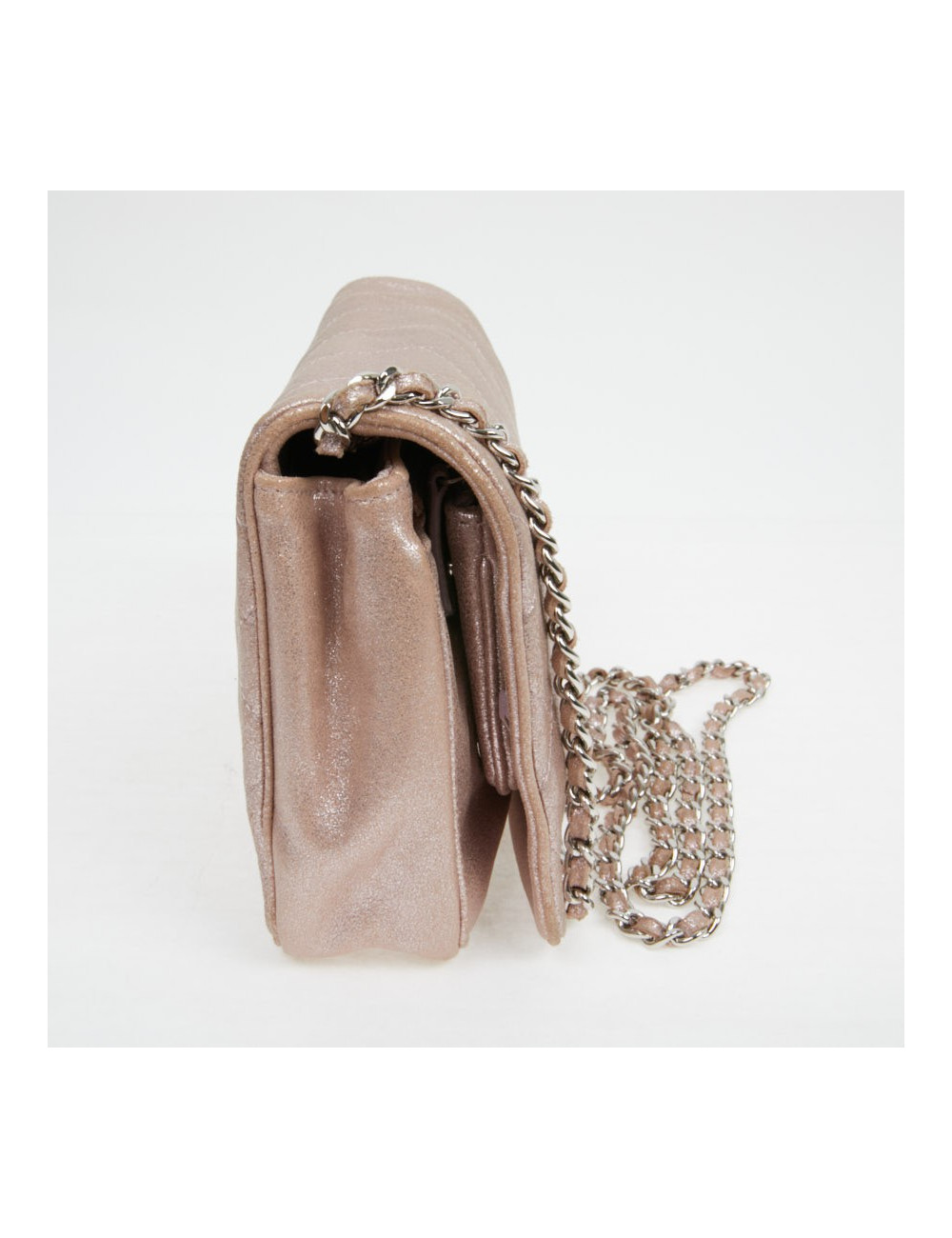 Sac à main CHANEL rose poudré