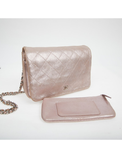 Sac à main CHANEL rose poudré
