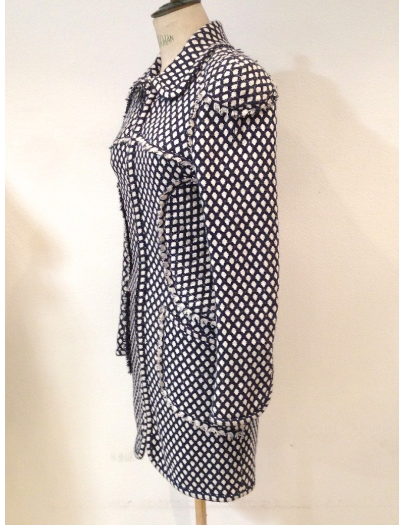 Robe Manteau CHANEL tweed T38