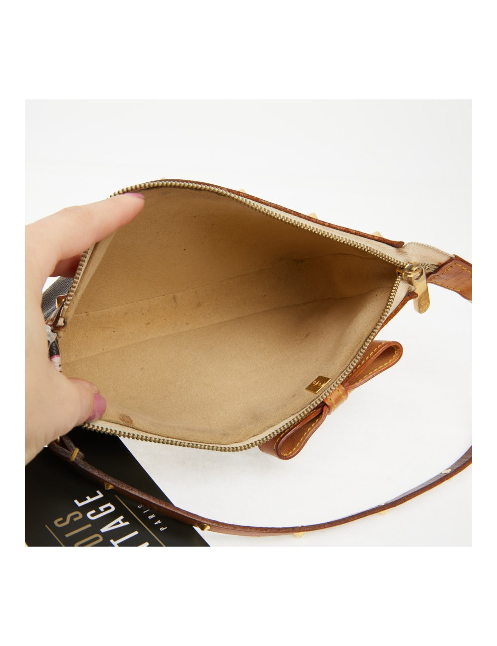 Pochette accessoire Louis Vuitton toile Monogram Cherry Blossom Murakami