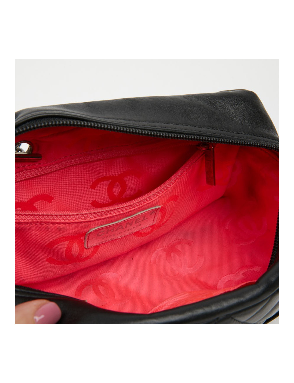 Mini sac Chanel Cambon cuir matelassé